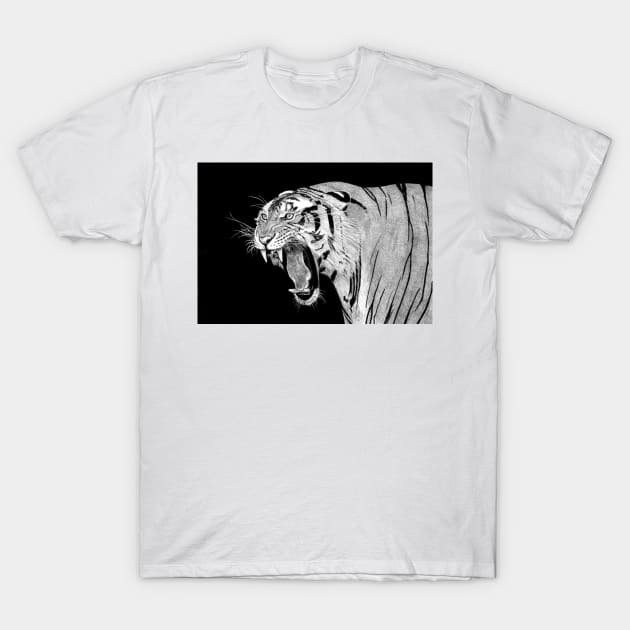 Tiger Spirit T-Shirt by WaterGardens